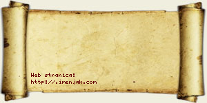 Zorana Mećava vizit kartica